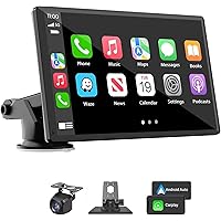 Deals on Yongeid Portable Wireless Carplay Car Stereo, 7-inch HD Touchscreen