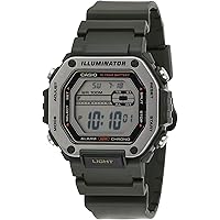 Casio Mens Stainless Steel Bezel Digital Sport Watch MWD110H-3AV Deals
