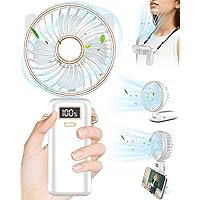 DUOLZ Portable Fan for Travel 4500mAh Rechargeable Deals