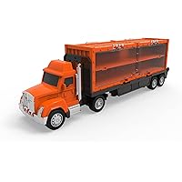 Deals on Driven by Battat Car Carrier Toy Truck w/Pocket Series & Tracks