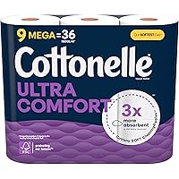 Deals on 2-Pack Cottonelle Ultra Comfort Toilet Paper, 9 Mega Rolls