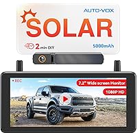 Deals on Auto-Vox Solar 1080p 5000mAh Backup Camera w/7.2-in Display