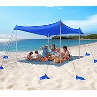 Deals on Rhino Valley Beach Tent Shade Canopy UPF50+ Protection