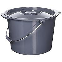 Medline Commode Bucket with Lid and Handle Case Deals