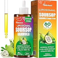 Deals on Soursop Bitters Liquid 880MG Multivitamin Drops 2.8oz