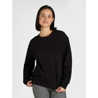 Deals on Athletic Works Womens and Womens Plus Crewneck Sweatshirt