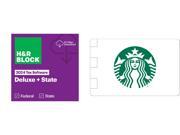 H&R Block 2025 Deluxe + State Tax Software PC + $20 eGift Card Deals