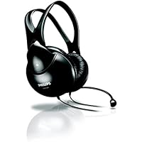 Deals on Philips Over-Ear Headset with Microphone SHM1900