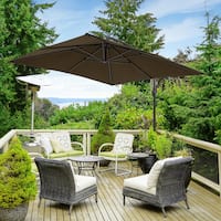 Joyesery 8.2ft Backyard Cantilever Hanging Patio Umbrella Deals