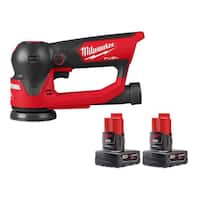Milwaukee M12 FUEL 12V Orbital Detail Sander w/2 Battery Deals
