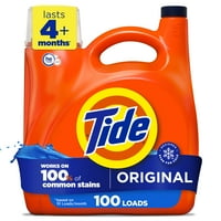 Tide Laundry Detergent Liquid, Original Scent HE Compatible 132oz Deals